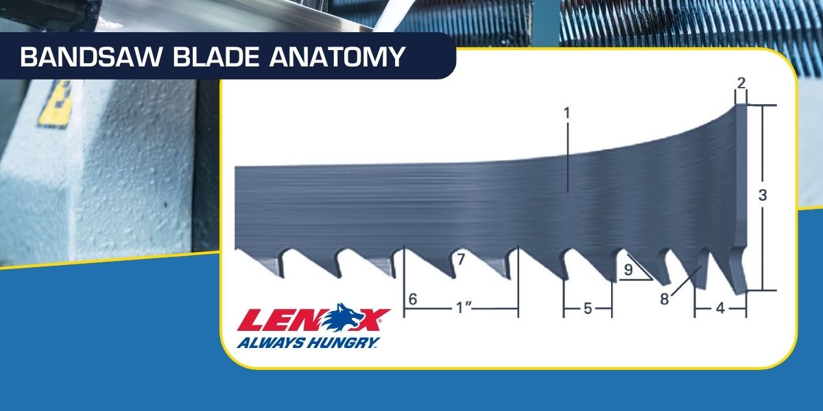 Bandsaw Blade Anatomy
